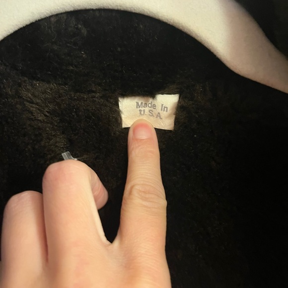 VINTAGE 1970s Purple Fitz jacket size 12 - Picture 3 of 8